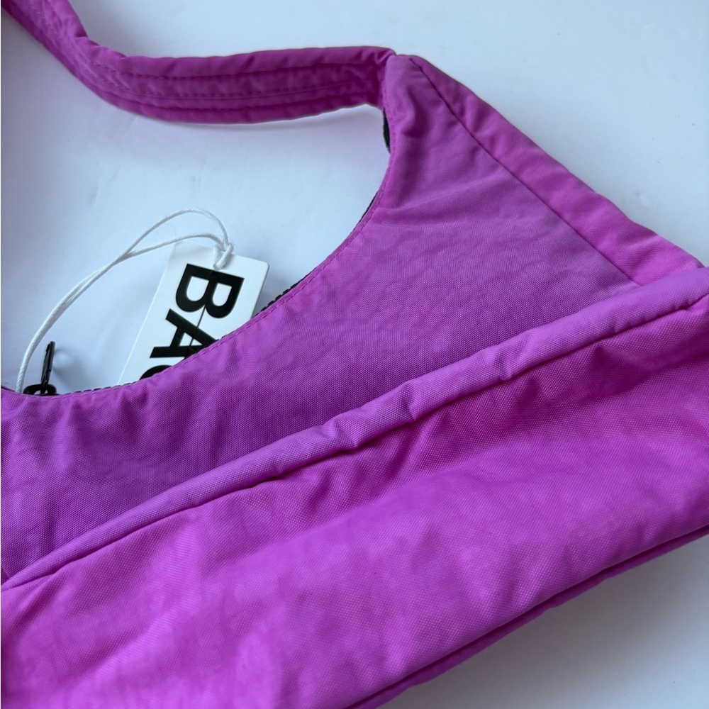 NWT BAGGU Mini Nylon Shoulder Bag - Extra Pink - Picture 12 of 13
